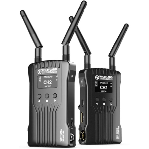 Open Box - Hollyland Mars 400S Wireless SDI/HDMI Wireless Video Transmitter and Receiver-400ft Long Range 0.1s Low Latency