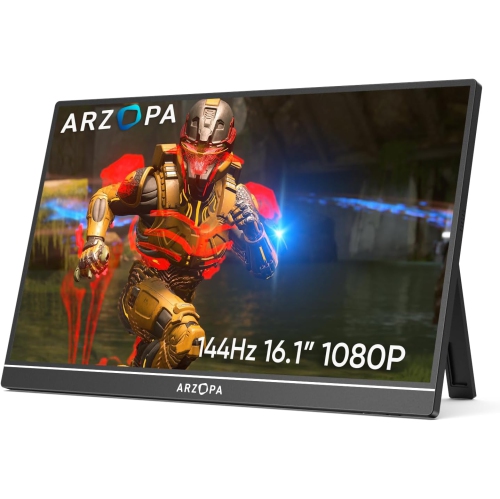 ARZOPA  16.1" 144Hz Fhd 1080P Portable Gaming Monitor With HDr - G1 Game