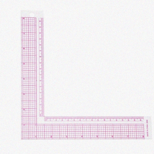 CLOVERA  Flexicurve Tailor Ruler: Professional L-Shape Sewing Measure Tool (5808)