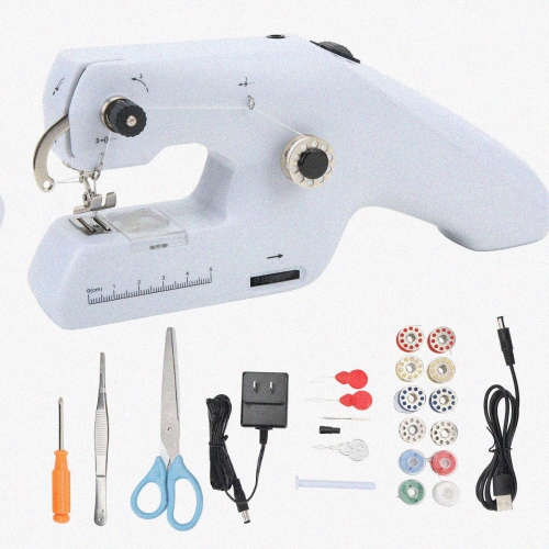 StitchMaster Pro Electric Handheld Sewing Machine with 24Piece