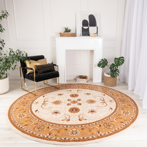 RUG BRANCH  Yasmin Traditional Persian Medallion Indoor Area Rug