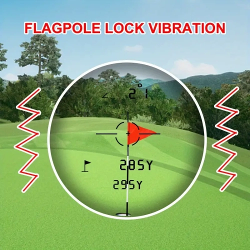 Golf Rangefinder Range finder with Slope & Pin Lock Vibration | 1000YDS Laser, Tournament Legal, Rechargeable Battery