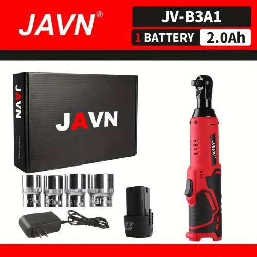 12V Cordless Electric Wrench Set | 45NM 3/8'' Ratchet Wrench for Car Repair