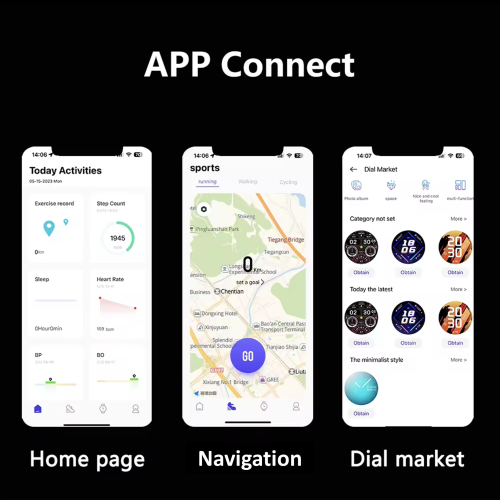 Explorer GT45 Smart Watch for Men 1.6" HD Display BT Call & Text Waterproof Sports Mode Pedometer Fitness Tracker smartwatch for Android iOS iPhone