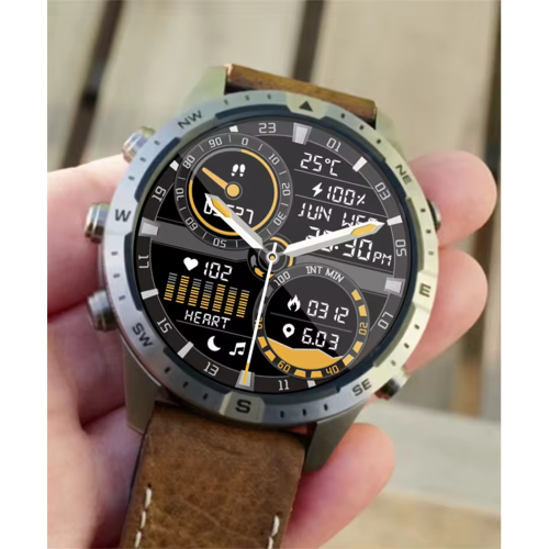 Explorer GT45 Smart Watch for Men 1.6" HD Display BT Call & Text Waterproof Sports Mode Pedometer Fitness Tracker smartwatch for Android iOS iPhone