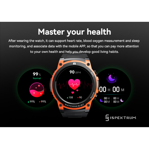 DuroFit IS55 Smart Watch for Men Women Bluetooth Call 1.4" HD Screen Fitness Tracker Watch Heart Rate Monitor Blood Oxygen Multi-Sports Waterproof