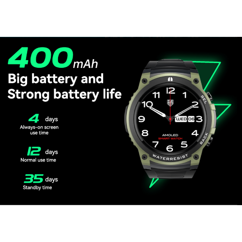 DuroFit IS55 Smart Watch for Men Women Bluetooth Call 1.4" HD Screen Fitness Tracker Watch Heart Rate Monitor Blood Oxygen Multi-Sports Waterproof