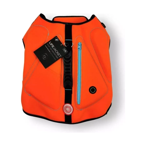 VESTE DE SAUVETAGE POUR CHIEN STIMULA LIFESTYLE SILVER PAW POUR PISCINE, LAC, OCÉAN, RIVIÈRE ET PLAGE CANINE CERTIFIED TAILLE RÉGLABLE TRÈS GRAND