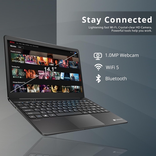 Gateway Ultra Slim Notebook, 14.1" FHD IPS Display, Intel Core i5-1135G7 Processor, Intel Iris Xe Graphics, 16GB RAM, 512GB PCIe SSD, Fingerprint