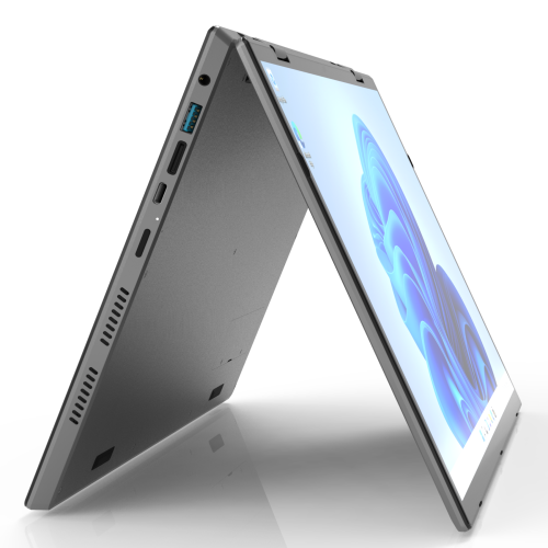 TUTT E140Y 2.2K 14''&nbsp; IPS 2-in-1&nbsp;Laptop Touch Screen 360° Flip Notebook Silver | Intel® Processor N95 2.4G/5G WIFI BacklitKeyboard |