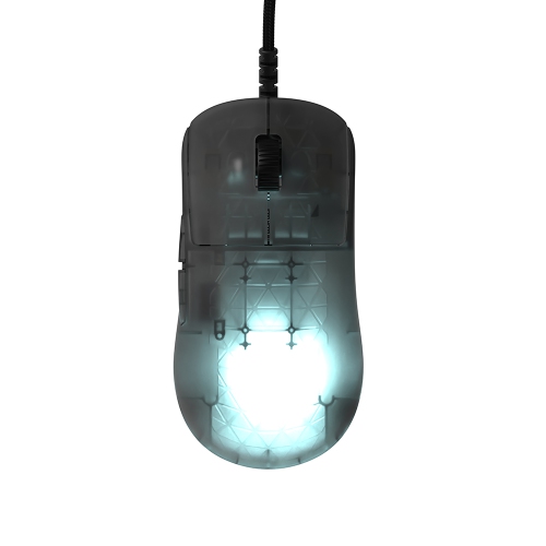 End Game Gear OP1 RGB Wired Gaming Mouse Lightweight 51.5g Right-Handed, Swappable Kailh GX Main Button Switches PixArt PAW3395 Optical Sensor 26K