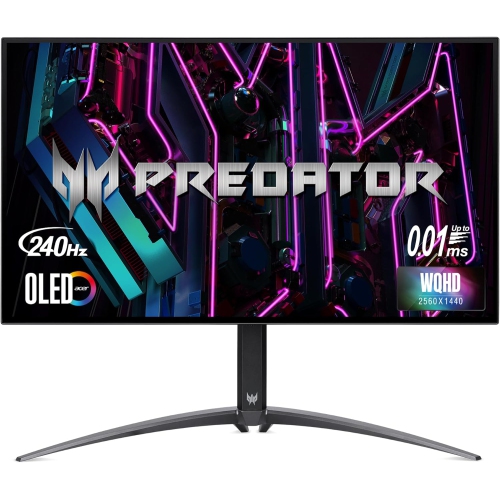 Acer Predator 27" WQHD OLED 240Hz AMD FreeSync Premium Gaming Monitor - Open Box w/ 2 Years Warranty