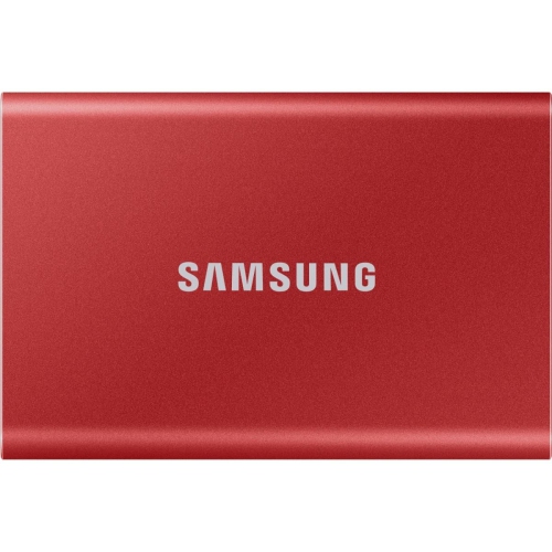 SAMSUNG  External Solid State Drive T7 Mettallic 2Tb SSD In Red