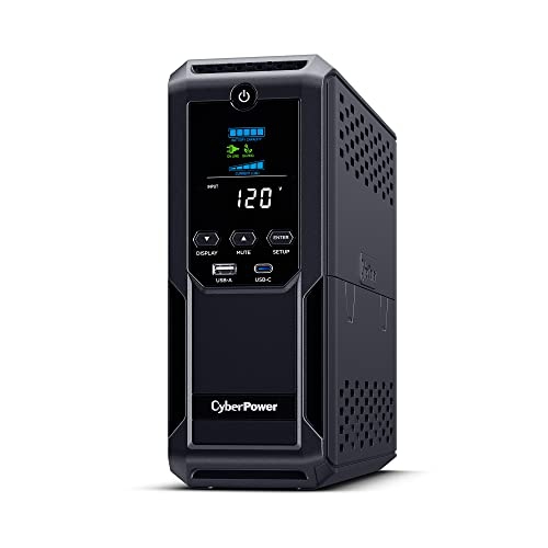 CyberPower BRG1500AVRLD2 Intelligent LCD BRG1500AVRLD2 1500VA Mini-tower UPS