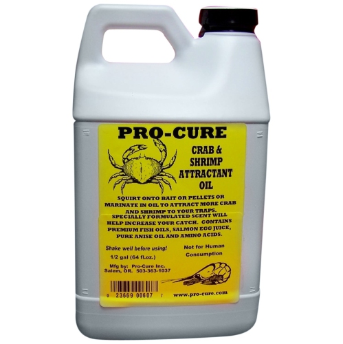 Pro-Cure Bait Scents BH-SHO Shrimp Attractant Oil, 1/2-Gallon
