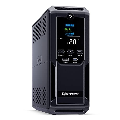 Système UPS d'alimentation sans coupure intelligent LCD CP1350AVRLCD3 1350 VA mini-tour CP1350AVRLCD3 de CyberPower