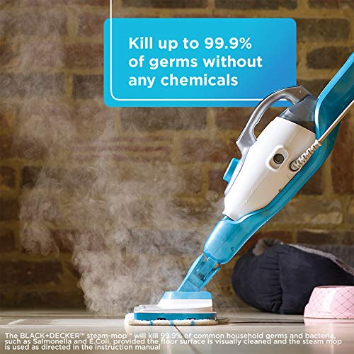 BLACK+DECKER 7in1 Steam Mop with SteamGlove Handheld Steamer