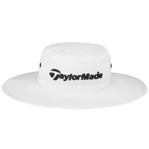 TAYLORMADE  Eyelet Bucket Hat In White