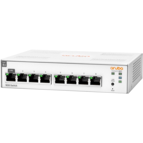 HPE Aruba Instant On 1830 8-Port Gigabit Managed Network Switch -