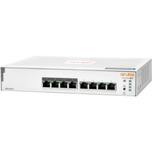 HPE Aruba Instant On 1830 8-Port Gigabit PoE+ Compliant Managed Network Switch -