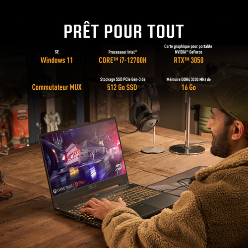 ASUS TUF Gaming F15 15.6" Gaming Laptop -Mecha Grey -En