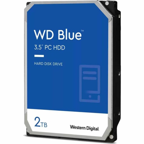WD Blue 2TB 3.5" 7200RPM SATA Desktop Internal Hard Drive -