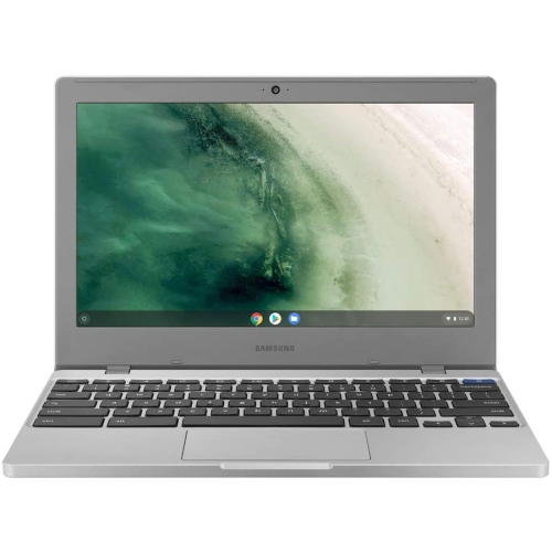 Chromebook 4 de Samsung Chrome OS 11,6 po HD Intel N4020 64&nbsp;Go Wi-Fi 4&nbsp;Go Platine Titan remis à neuf Bon état