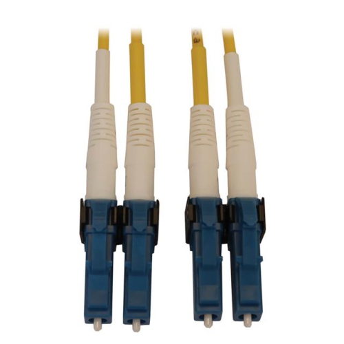 Tripp Lite 5m 400G LC Duplex Singlemode Fiber Optic Cable - Yellow -