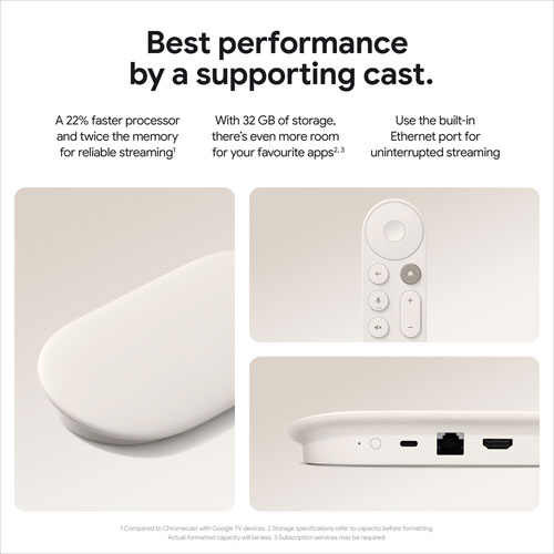 Image 14 of 23.. Google TV Streamer - Porcelain