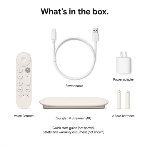Image 20 of 23.. Google TV Streamer - Porcelain