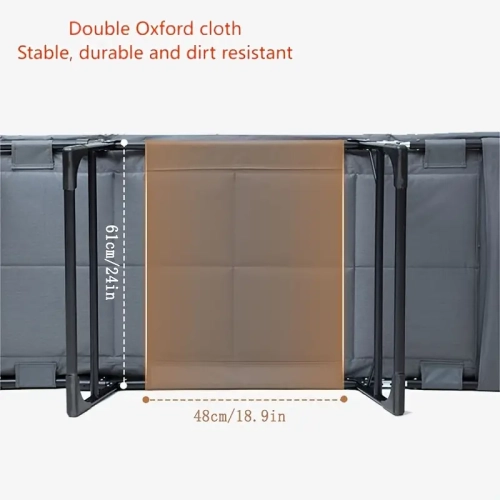 Portable Folding Bed | Lightweight Camping Cot for Office Nap, Outdoor, Lawn, Beach