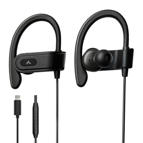Avantree L171 - Over Ear Lightning Headphones Wired for iPhone, MFi Certified Earbuds, in Line Mic for Clear Calls, Good Sound & Comfortable, Ideal
