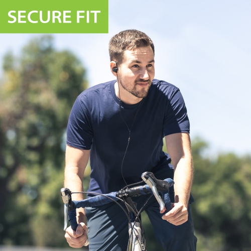 Avantree L171 - Over Ear Lightning Headphones Wired for iPhone, MFi Certified Earbuds, in Line Mic for Clear Calls, Good Sound & Comfortable, Ideal