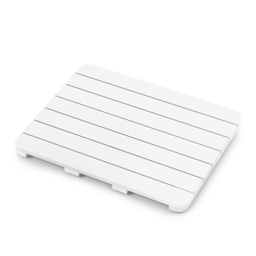 Tapis de bain HIPS de Costway pour salle de bain, 23,5 x 19 po, avec coussinets antidérapants