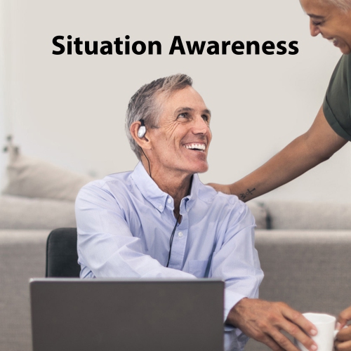 Avantree Resolve - Wired Open-Ear Earbuds & Microphone with in-Line Controls and Wrap Around Over-Ear Hook, Surroundings Awareness, 3.5mm AUX Jack