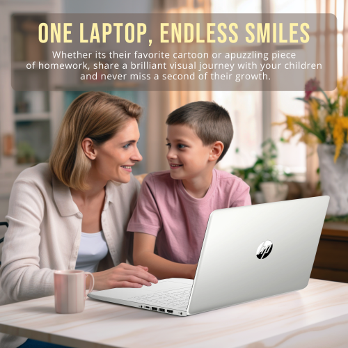 HP Stream 14" HD Laptop, Intel Celeron N4120, 128GB eMMC, 4GB RAM, Intel UHD Graphics, Webcam, 1 Year Office 365, Silver, Win 11 S, 128GB Hotface USB