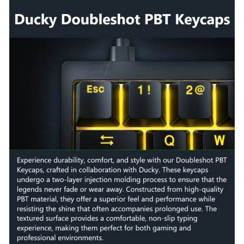 End Game Gear KB65HE Hall Effect Wired RGB Hot-Swappable Mechanical Keyboard, Gateron KS-37B Magnetic Switches Double-Shot PBT Keycaps, Full