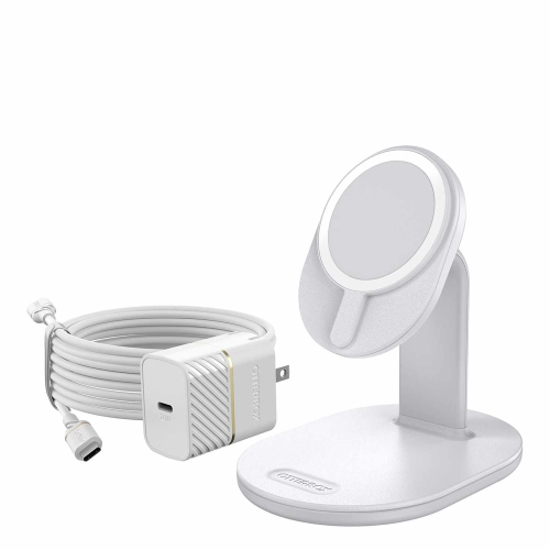 OtterBox Wireless Charger Stand for MagSafe 7.5W | White/Lucid Dreamer