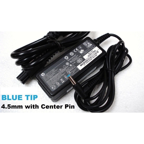 Genuine HP AC Adapter Charger 19.5V 2.31A 45W 4.5*3.0mm Blue Tip by HP - Refurbished condition - Image 2