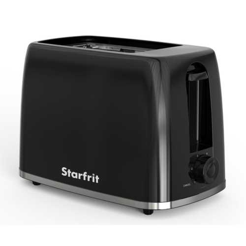 Starfrit - 2 Slice Toaster, 6 Browning Settings, Black