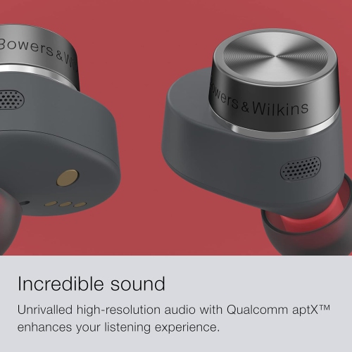 Bowers & Wilkins Pi5 S2 True Wireless Earbuds - Active Noise Cancellation, Qualcomm aptX Technology, Bluetooth, Crystal-Clear Calls, Wireless &