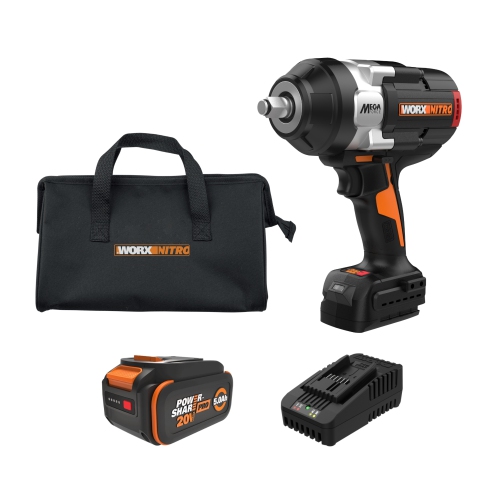 Worx WX276L Nitro 20V Brushless High Torque 1/2' Impact Wrench