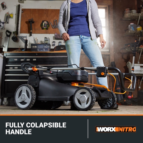 Worx WG752 Nitro 40V 5.0AH Brushless 21" Cordless Push Lawn Mower