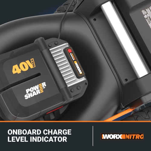 Worx WG752 Nitro 40V 5.0AH Brushless 21" Cordless Push Lawn Mower