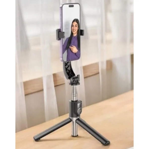 Selfie Stick Tripod & Wireless Bluetooth Remote Extendable Monopod Stand for Live Stream Tiktok iPhone Samsung Smartphones