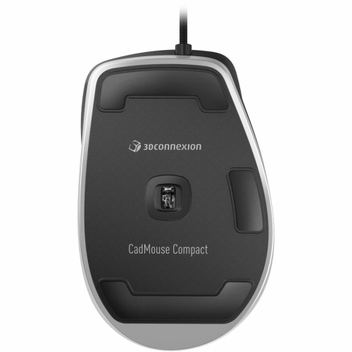 3Dconnexion CadMouse Compact 7200 DPI Wired Optical Mouse - Black -