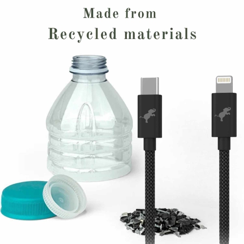 Nimble PowerKnit 1 meter USB-C to Lightning | Black