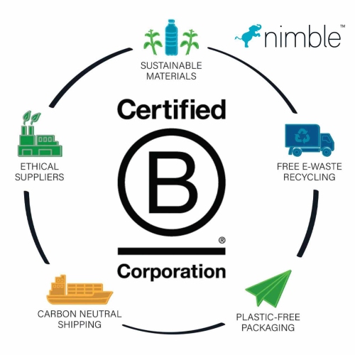 Nimble PowerKnit 1 meter USB-C to Lightning | Black