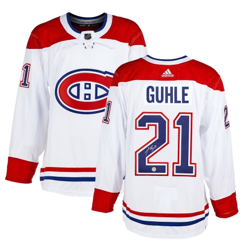 Chandail Adidas Blanc Autographié Par Kaiden Guhle Canadiens De ...