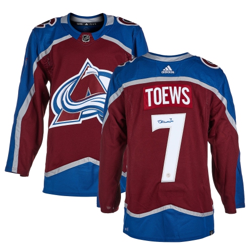 Devon Toews Autographed Colorado Avalanche adidas Jersey Best Buy Canada